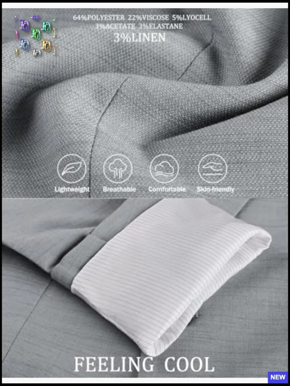 Lightweight Sport Coat Blazer Two Button Casual Elegant Regular Fit Classic